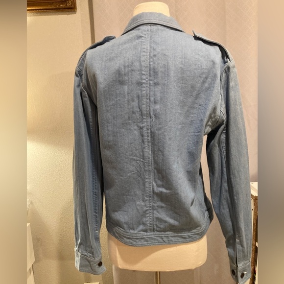 MARC JACOBS VINTAGE WOMEN BLUE JACKET SIZE 52/L usa 100% Cotton - Picture 12 of 14